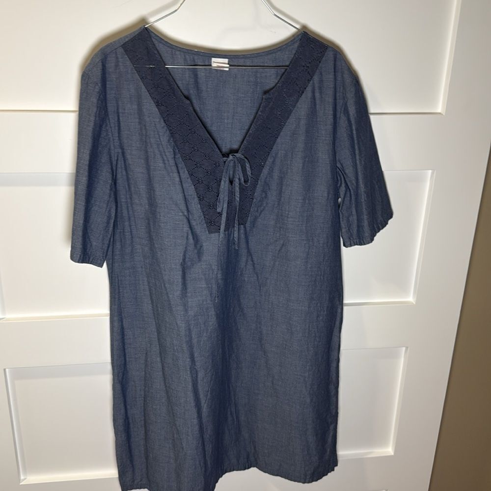 Merona Blue coverup 100% cotton